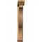 Ekena Millwork Funston Slat Smooth Bracket w/ Offset Brace, Western Red Cedar, 5 1/2"W x 34"D x 38"H BKT0604X34X38FST06SWR - alternate 3
